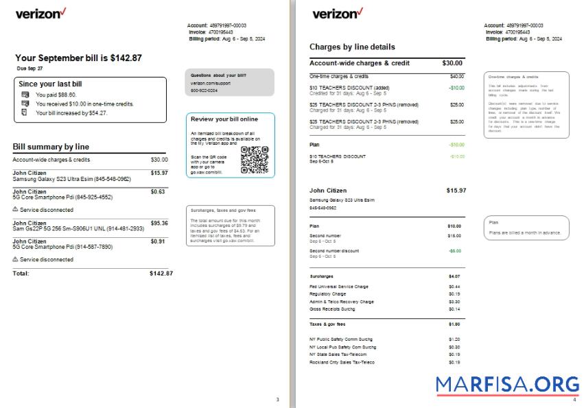 Blank USA New Jersey Verizon utility 3 4 scr template